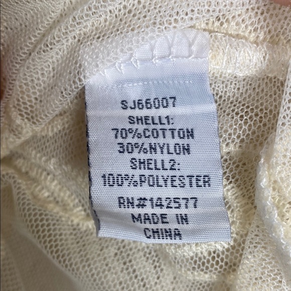 Boho Sheer Embroidered Ivory Kimono Cardigan – Festival/Beach Style - Picture 8 of 8